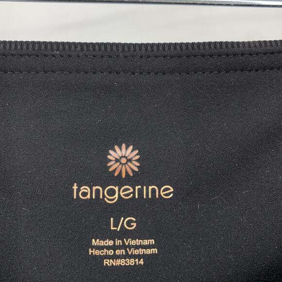 Tangerine Wide Leg Pull On Active Wear Pants Womens Size Large Black - Picture 6 of 7